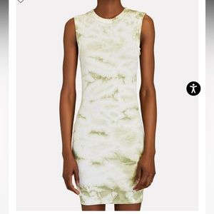 Enza Costa Ribbed Tie-Dye Tank Dress